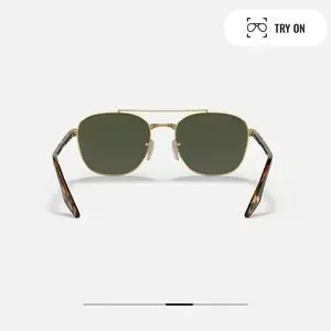 Ray-Ban Classic Gold Frame with Green Lenses RB3688 - brand new, never worn. Ray-Ban | Accessories | Rayban Classic Gold Frame With Green  main image 2